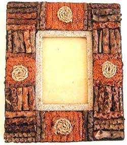 Arts and craft gift, bali picture frame, personalized photograph accessory, custom memory holder, camera accessories   