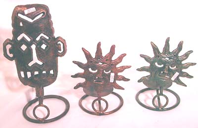 Tribal mask art, handicraft decor, unique candle holders, balinese novelty gifts, sculpted candle holder, handmade ornament