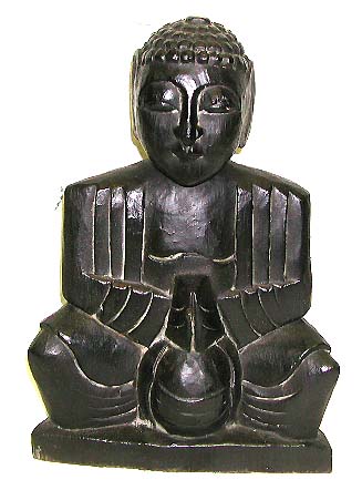 Infinite buddha figure, bali art decor, wooden sculpture, wood carvings, indonesia gift, handicraft, carved statues 