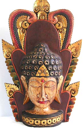 Artisan sculptures, unique religious gifts, wooden infinite buddha, asian handicrafts, exotic decor 
