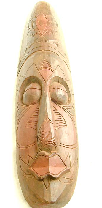 Carved wood decor, indonesian handicrafts, aboriginal designs, tribal masks, folk art, bali ornament 