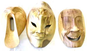 White wood mask, handmade masks, bali interior designs, indonesian novelty, new age craft products, cultural gifts 