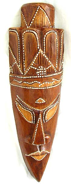 Hand painted art, bali interior design, exotic masks, tribal illustrations, wooden sculpture, wood carvings, indonesian decor 