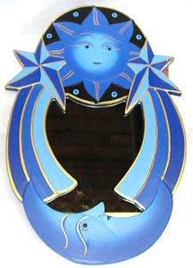 Celestial carving, bali framed mirror, artisan carvings, fine art, sculpted accessories, home fashions 