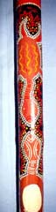 Didgeridoo instruments, wooden aboriginal gifts, painted art, bali music, traditional entertainment, native crafts 