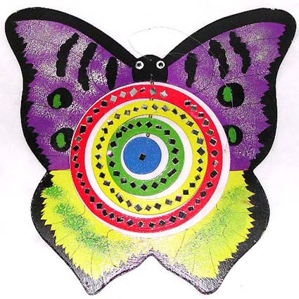 Bali rainbow mobile, whirlybirds, garden decor, pinwheels, fun wind toys, indonesian crafts, novelties  