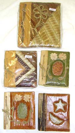 Unique craft gifts, balinese note book, scrapbooking, handmade office supplies, writing pad, sketch pads   