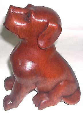 Unique wooden carvings, pet lovers gift, dog designed statue, cute wooden figurines, trendy home decor, bali art sculptures