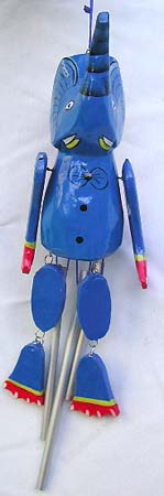 Animal designed furnishings, home decor, painted crafts, metal chimes, wind chime, music maker