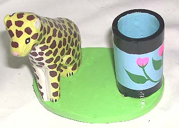 Fun artsy bathroom gifts, bali toothbrush holder, unique restroom gifts, acrylic figurines, kids teeth accessories