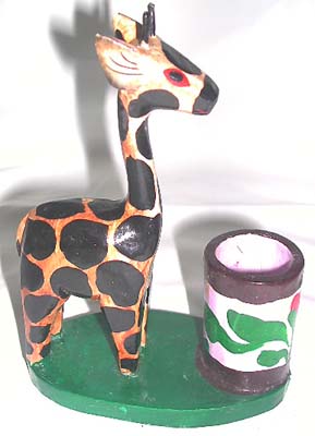 African designed crafts, kids tooth paste holder, wild animal figurines, washroom gifts, indonesian designed restroom accessory