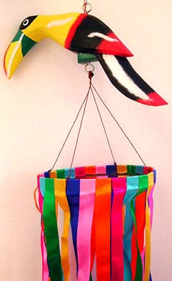 Bird lovers decor, wind catcher, artist inspired crafts, wind dancer, animal designed crafts, bali breeze dancers