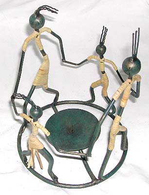 Bali family decor, home giftware, batik contemporary art, handcrafted candle accessories, figure decorated candle holders