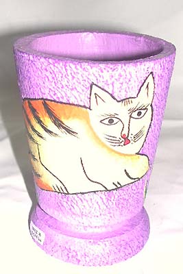 Batik kitchen ware, crafted product, bali painted cup, trendy ornament, handicraft, indonesian container