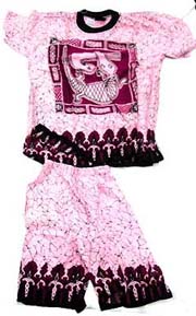 Indonesia high style out fit, kids shorts,childrens bali pant set, t-shirt, vacation clothing, resort wear