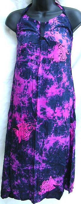 Womens summer dress, sexy resort apparel, batik fashion dresses, handcrafted wear, artisan inspired clothing, tropical sun dress