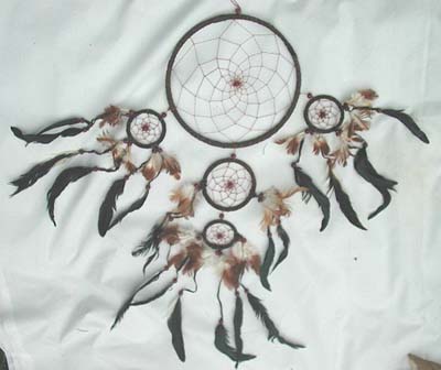 Crafted leather decor, beaded dream catchers, home art decor, handmade gifts, interior designs