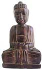 Blessing buddha figure, bali bali wood carvings, fine art products, handicraft, collectible figures, indonesia wooden statues