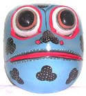 Animal face decor, bali mask, carved gift, collectible wall art, handcrafted designs, wood masks, folk art culture