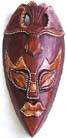 Stained wood designs, painted tribal art, bali masks, batik gift, carved mask, wall accessory, figure design, home and garden decor