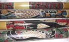 Unique bali designs, wooden didgeridoo, aboriginal art, carved instruments, batik collectibles, song makers