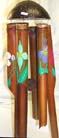 Home designs, coconut windchimes, floral decor, indonesian wind chime, handicraft paintings, native designs