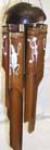 Batik wind chimes, carved coconut gifts, gecko painting, outdoor decor, native crafts, handmade ornaments